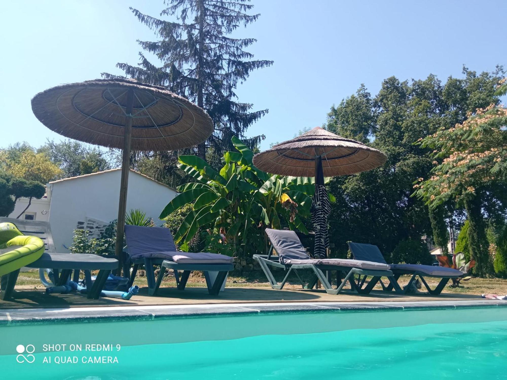 Bed and Breakfast Mas Des Vignes Piscine Chauffee Le Champ-Saint-Pere Экстерьер фото